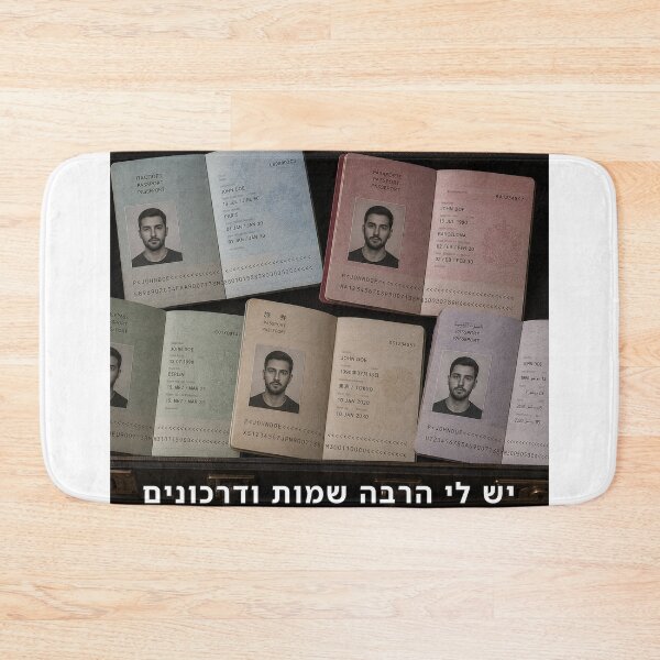 Item preview, I Have Many Names and Passports - image designed and sold by ariksworld.