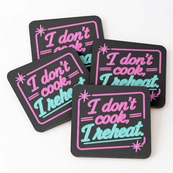 Item preview, I Dont Cook I Reheat Neon Sign Funny Kitchen Decor Retro designed and sold by MalisoStickers.