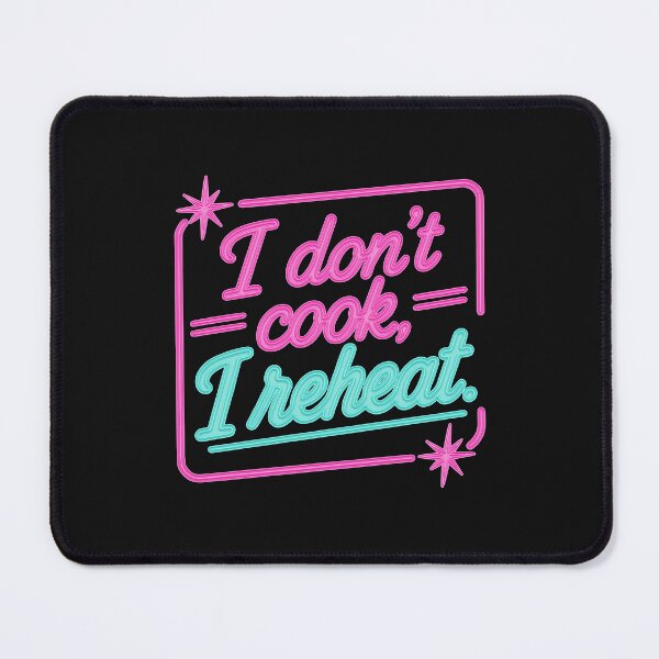Item preview, I Dont Cook I Reheat Neon Sign Funny Kitchen Decor Retro designed and sold by MalisoStickers.