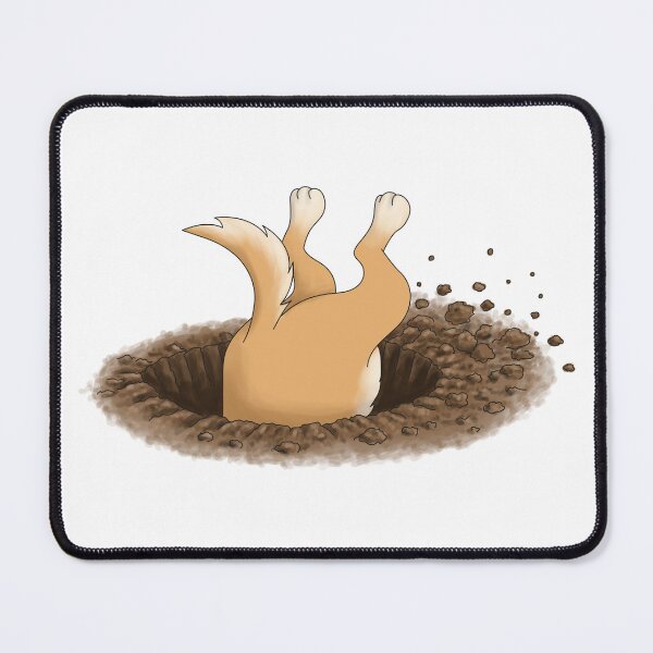 Item preview, Funny Dog Digging Giant Hole designed and sold by Szkicerka.