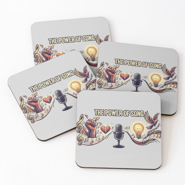 Item preview, The Power Of Song - Protest Mend Inspire Liberate Musical Art designed and sold by Style-InkPulse.