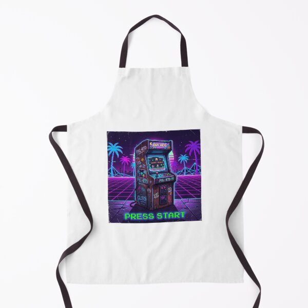 Item preview, Retro Arcade Press Start Pixel Art Vaporwave Streetwear designed and sold by nandibucek.