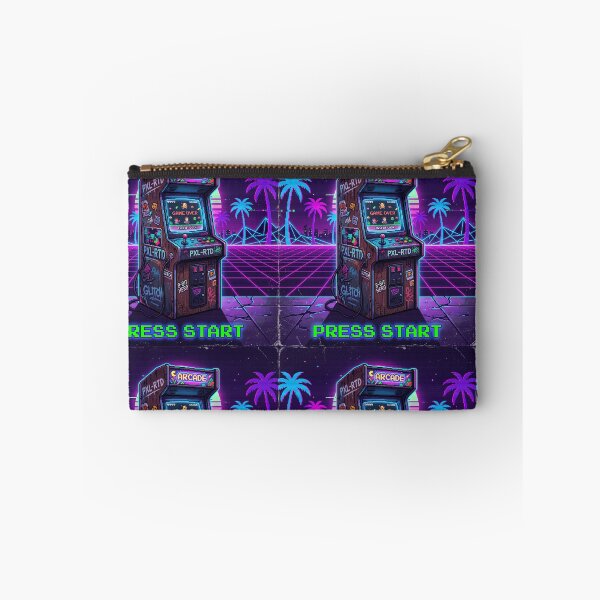 Item preview, Retro Arcade Press Start Pixel Art Vaporwave Streetwear designed and sold by nandibucek.