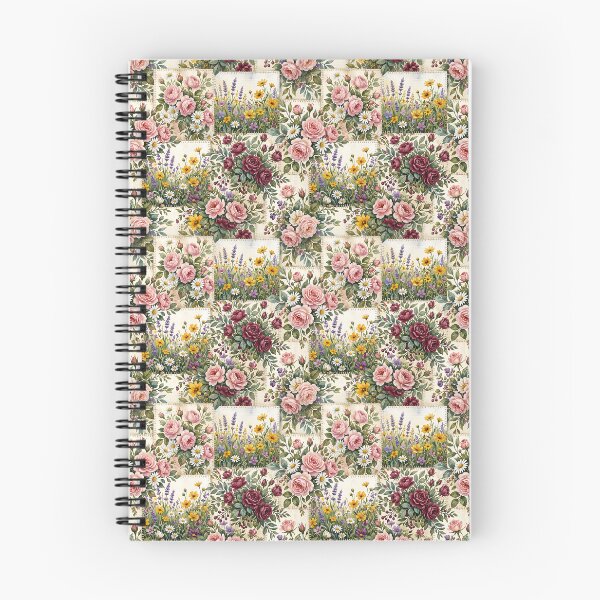 Item preview, Cottagecore Floral Patchwork Botanical Garden Design designed and sold by SplashTastic.