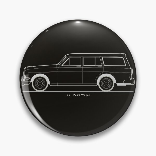 Item preview, The Art of Wheels: Volvo P220 Amazon Wagon - Inverted Line Art designed and sold by anuaramir.
