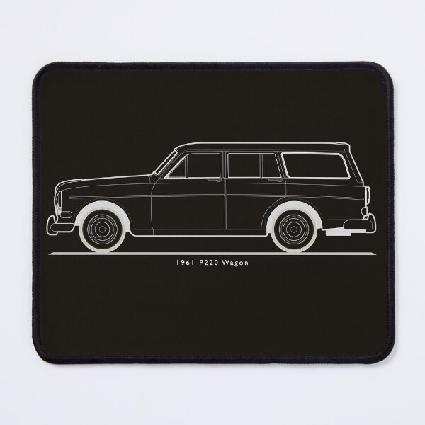 Item preview, The Art of Wheels: Volvo P220 Amazon Wagon - Inverted Line Art designed and sold by anuaramir.