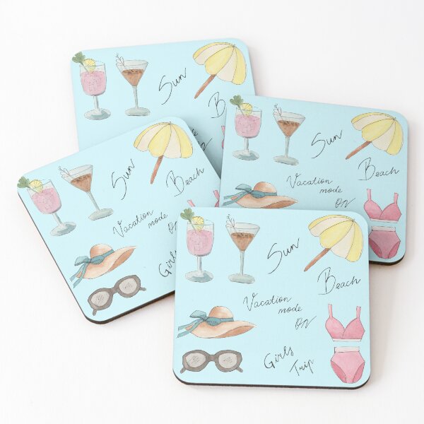Item preview, Holiday - Beach Watercolour Illustration designed and sold by LLilyArt.