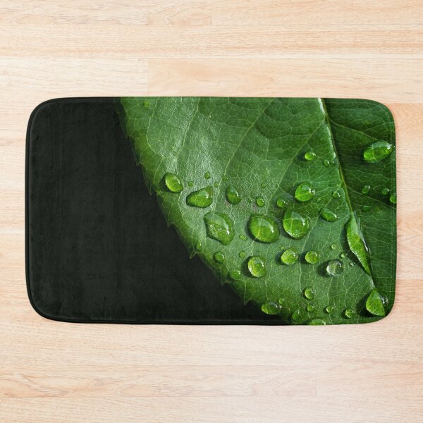 Item preview,  Green leaf with water drops macro macro designed and sold by TanalyFlowers.