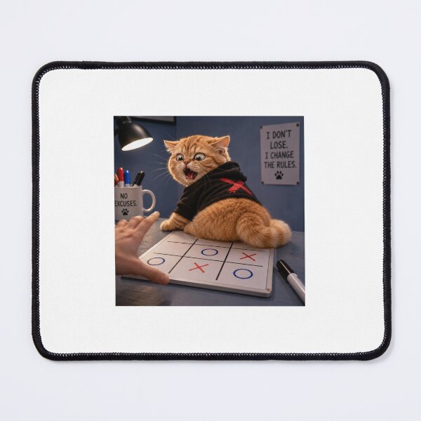 Item preview, Orange Cat Changing The Rules designed and sold by LovelyCatGalaxy.