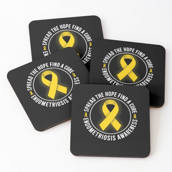Item preview, Endometriosis Awareness Yellow Ribbon designed and sold by sailorjessiArt.