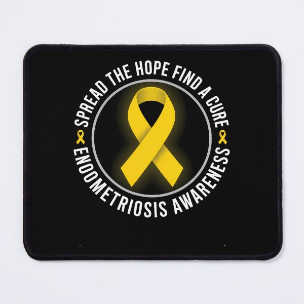 Item preview, Endometriosis Awareness Yellow Ribbon designed and sold by sailorjessiArt.