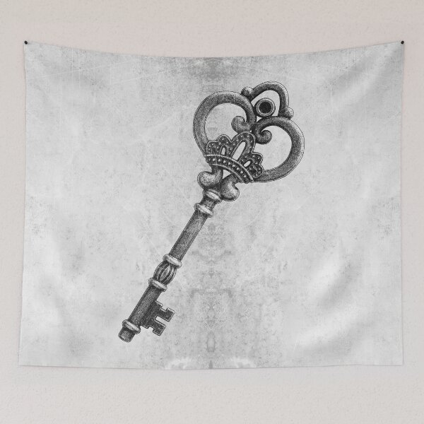 Item preview, Antique Crown Skeleton Key Royal Dark Gothic designed and sold by Ghoul Enterprises.