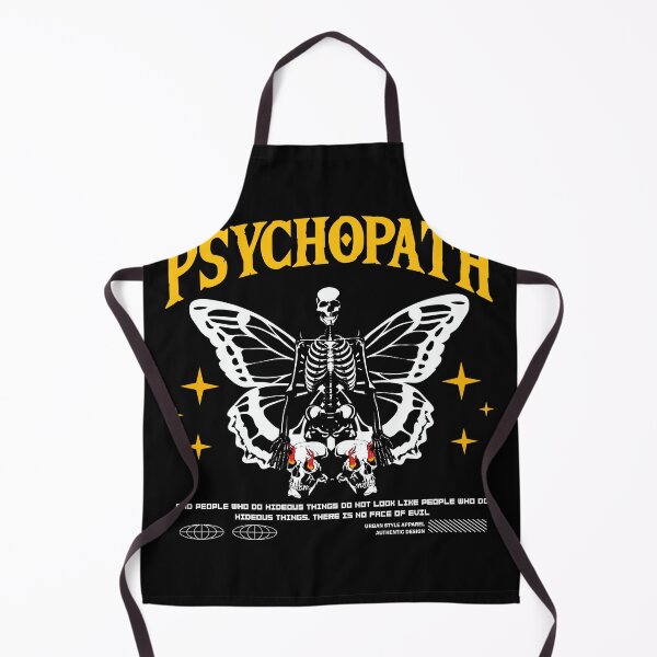 Item preview, Psychopath Butterfly Skeleton Gothic Graphic Tee Dark Streetwear Shirt designed and sold by Groovy Looks.
