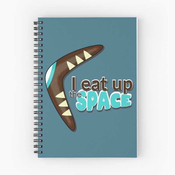 Item preview, Boomerang i eat up the space designed and sold by PoppyPurple.