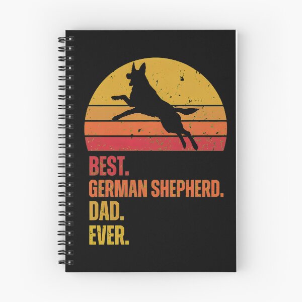Item preview, Best German Shepherd Dad Ever Retro Sunset designed and sold by OlyvieArt.