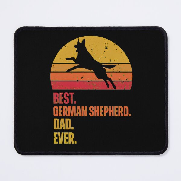 Item preview, Best German Shepherd Dad Ever Retro Sunset designed and sold by OlyvieArt.