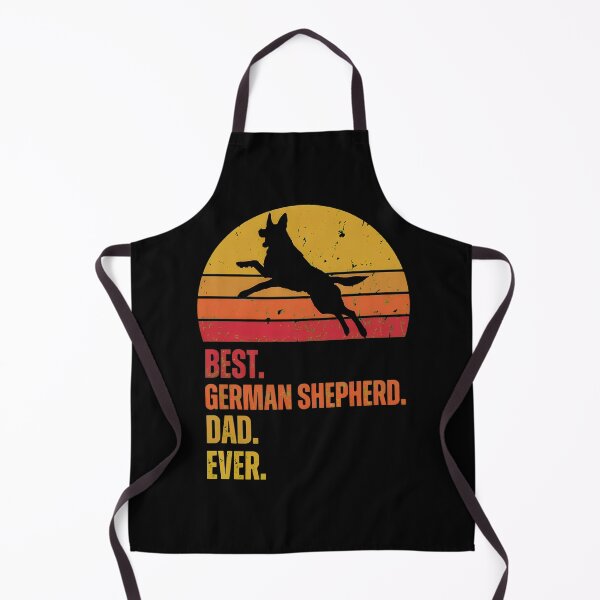 Item preview, Best German Shepherd Dad Ever Retro Sunset designed and sold by OlyvieArt.