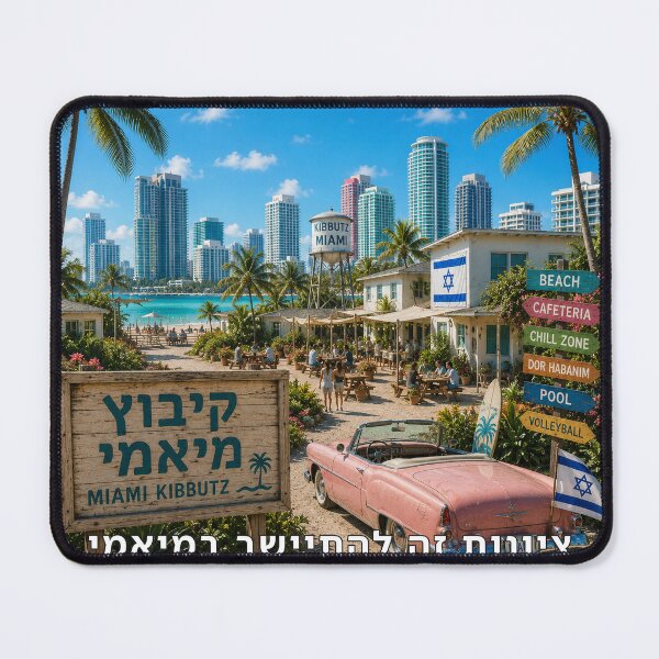 Item preview, Zionism Is Settling in Miami - image designed and sold by ariksworld.