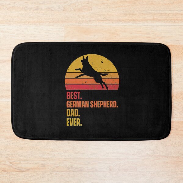 Item preview, Best German Shepherd Dad Ever Retro Sunset designed and sold by OlyvieArt.