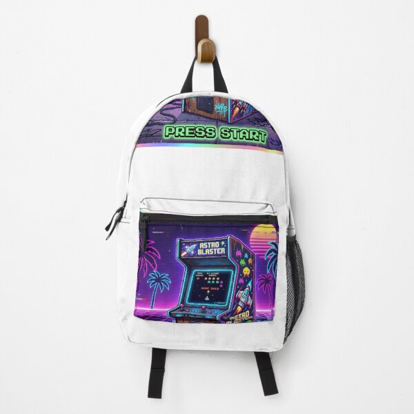 Item preview, Press Start 90s Arcade Cabinet Glitch T-Shirt & Sticker designed and sold by nandibucek.
