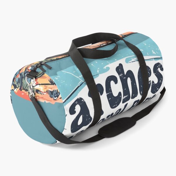 Item preview, Arches National Park Colorful Landscape Retro Raven designed and sold by HowToCanadian.