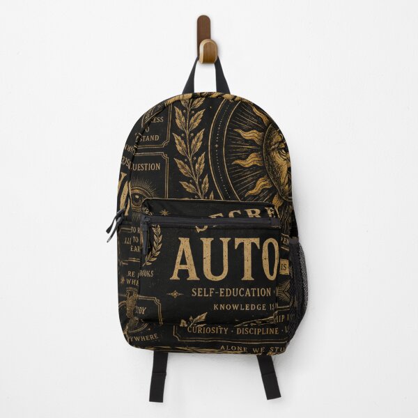 Item preview, secret-society-of-autodidacs-vintage-intellectual-emblem designed and sold by InnerwayStudio.