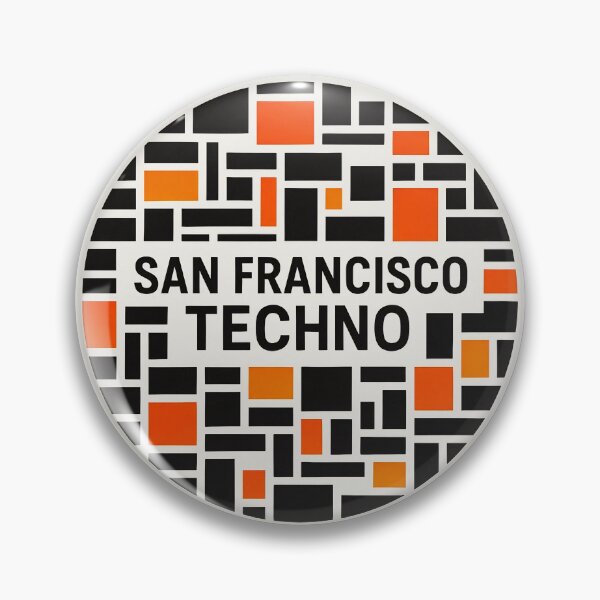 Item preview, San Francisco Techno Design | Underground Electronic Music Graphic designed and sold by |TRSSHOP|.