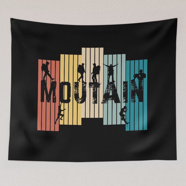 Item preview, Mountain Adventure Retro Silhouette designed and sold by Ivy-Triggs.