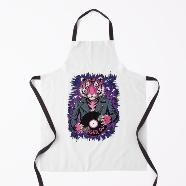 Item preview, Pink Rock Tiger with Vinyl - World Music Day designed and sold by Art-Arcade6.