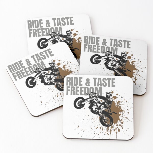 Item preview, BIKER , RIDE & TASTE FREEDOM QOUTE designed and sold by BubbleArt001.