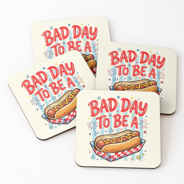 Item preview, Bad Day to be a Hot Dog designed and sold by dudelinart.