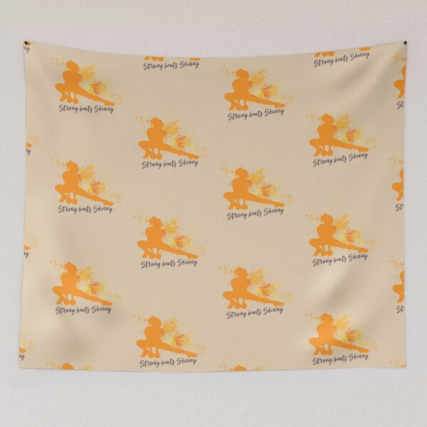 Item preview, Strong beats skinny designed and sold by RadiantRebelCo.