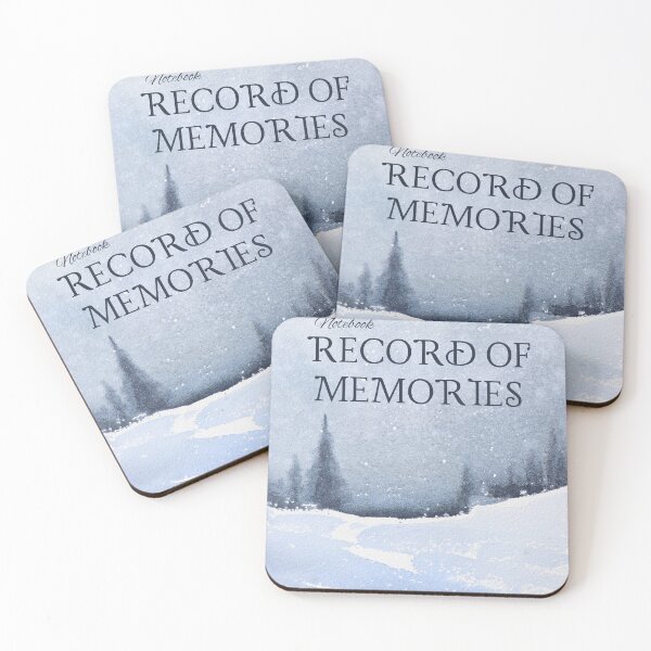Item preview, Whispers of Winter Memories Notebook designed and sold by Thitinan05.