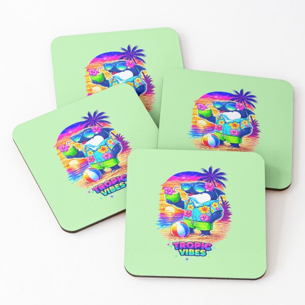 Item preview, Tropical Orca Vibes – Funny Summer Beach Sunset Aesthetic designed and sold by Aimetoi.