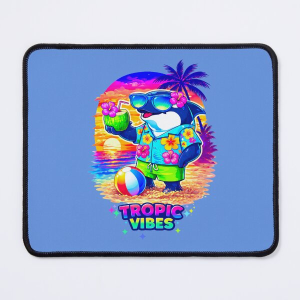 Item preview, Tropical Orca Vibes – Funny Summer Beach Sunset Aesthetic designed and sold by Aimetoi.