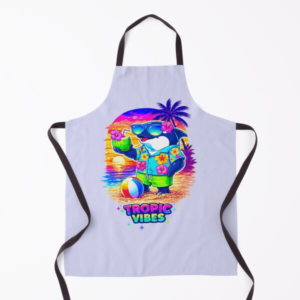 Item preview, Tropical Orca Vibes – Funny Summer Beach Sunset Aesthetic designed and sold by Aimetoi.
