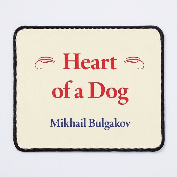 Item preview, Mikhail Bulgakov, Heart of a Dog, Russian and Soviet Writer, Classic Literature designed and sold by CharlottePlaceArt.