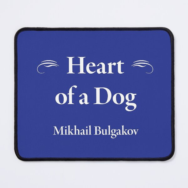 Item preview, Mikhail Bulgakov, Heart of a Dog, Russian and Soviet Writer, Classic Literature designed and sold by CharlottePlaceArt.