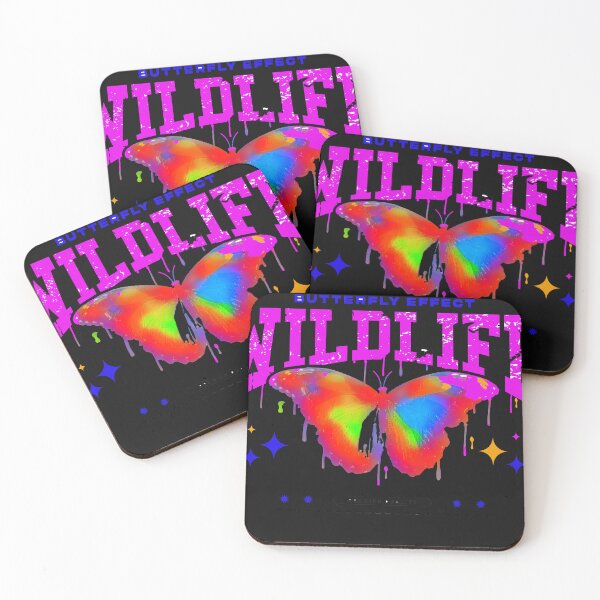 Item preview, Butterfly Effect Wildlife Graphic Tee Colorful Retro Streetwear T-Shirt designed and sold by Groovy Looks.