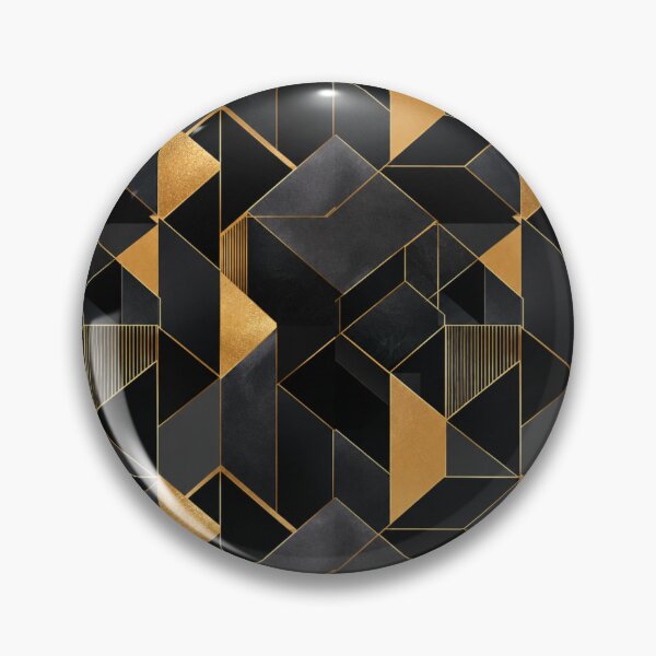 Item preview, Obsidian Gold Cubist Luxe Pattern designed and sold by Alpha-mike13.