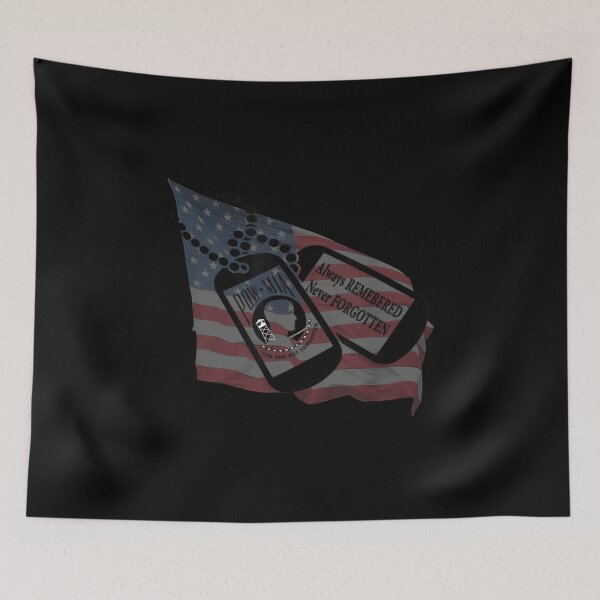Item preview, Pow Mia USA Flag designed and sold by goombi-creative.