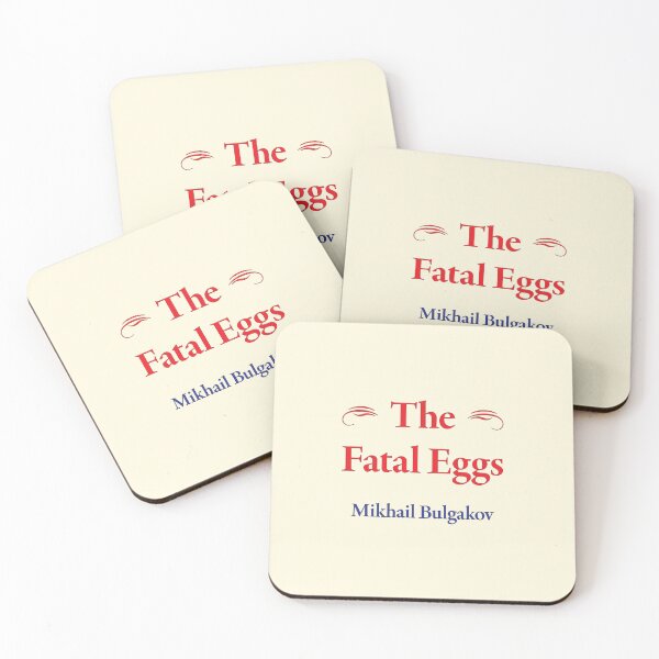 Item preview, Mikhail Bulgakov, The Fatal Eggs, Russian and Soviet Writer, Classic Literature designed and sold by CharlottePlaceArt.