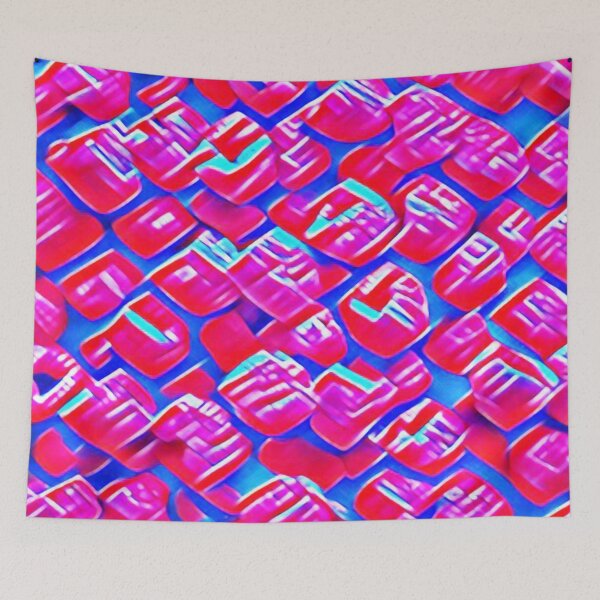 Item preview, raspberry cubism designed and sold by gata-iris.