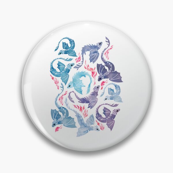 Item preview, Dragon Fire Dark Turquoise And Purple designed and sold by asiapenguinw.