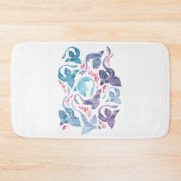 Item preview, Dragon Fire Dark Turquoise And Purple designed and sold by asiapenguinw.