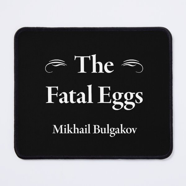 Item preview, Mikhail Bulgakov, The Fatal Eggs, Russian and Soviet Writer, Classic Literature designed and sold by CharlottePlaceArt.