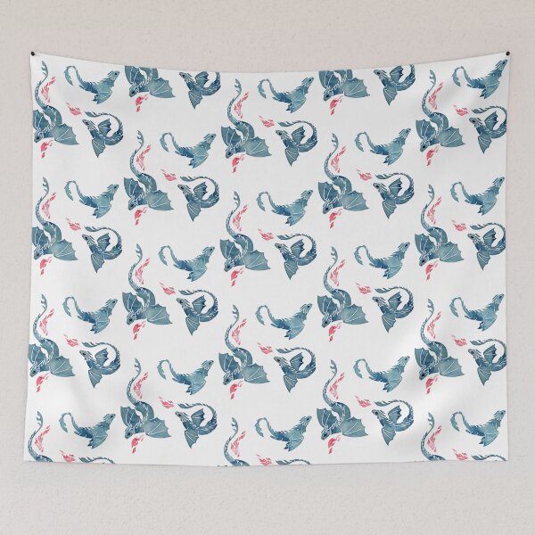Item preview, Dragon Fire Dark Blue designed and sold by asiapenguinw.