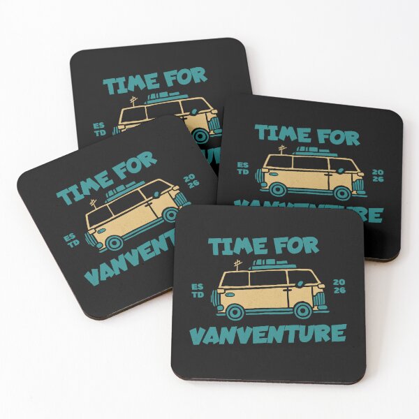 Item preview, Time For Vanventure - Retro Camper Van Adventure Road Trip designed and sold by AnAzArt.