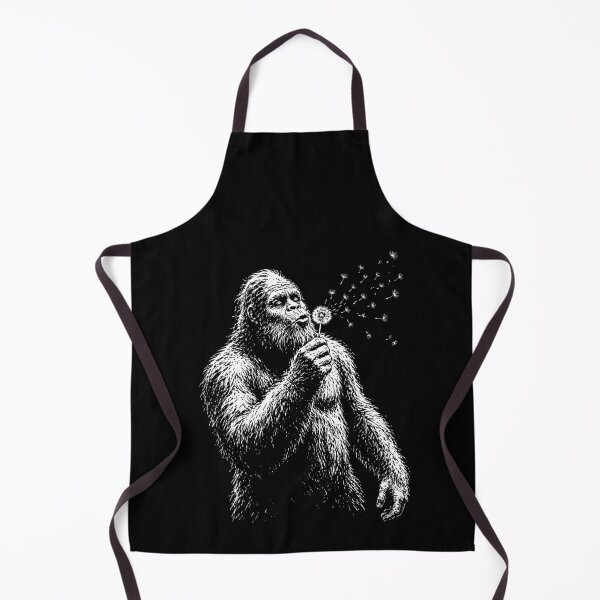 Item preview, Bigfoot Blowing Wishes Dandelion Sunset Vintage Nature Art designed and sold by PosiMCreations.