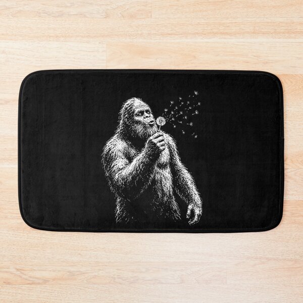 Item preview, Bigfoot Blowing Wishes Dandelion Sunset Vintage Nature Art designed and sold by PosiMCreations.